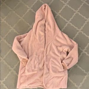 light pink bear coat